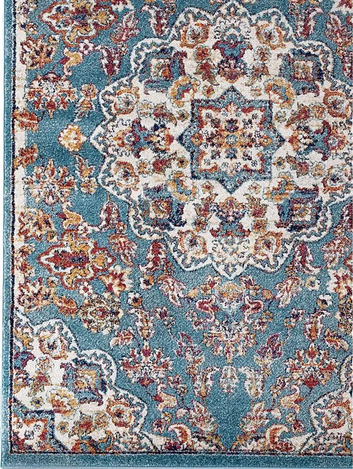 Chicana Blue 5' x 7'6 Rug