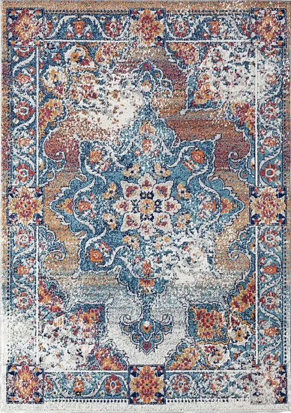 Melidon Orange 5' x 7'6 Rug