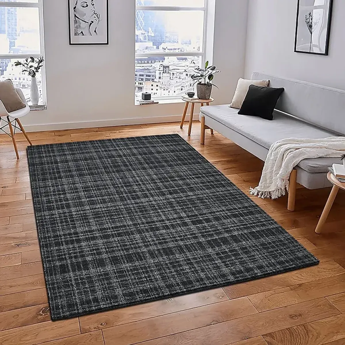 Blaxland Charcoal 5' x 7'6 Rug