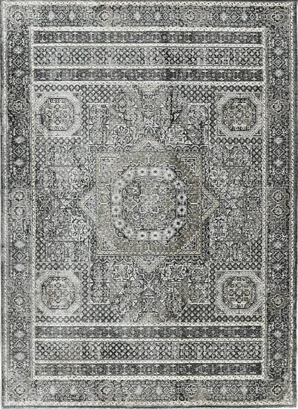 Haertley Charcoal 5'3 x 7'10 Rug