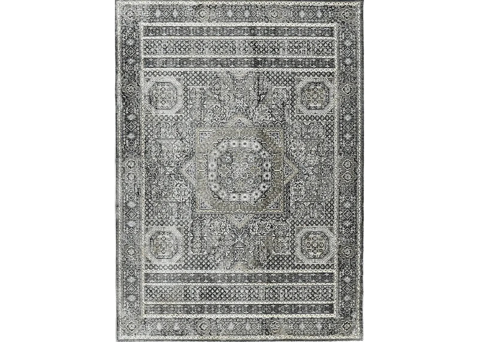 Haertley Charcoal 5'3 x 7'10 Rug