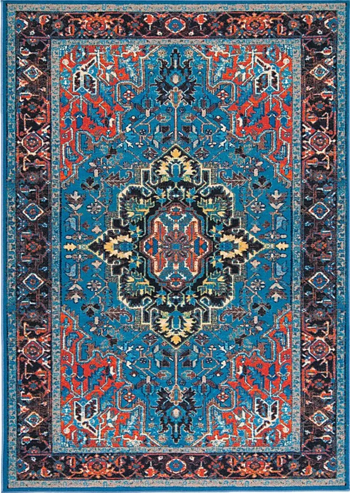 Carigna Blue/Multi 5'5 x 7'7 Rug