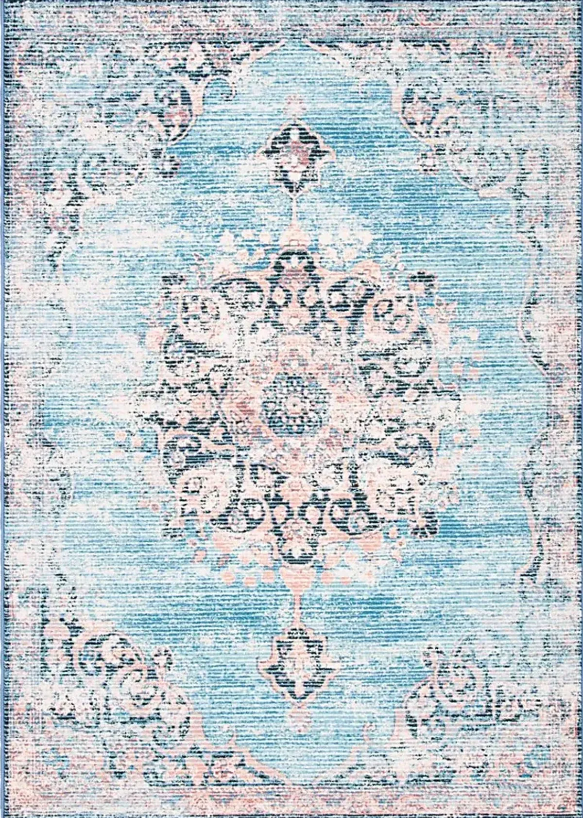 Kakeva Turquoise/Pink 5'5 x 7'7 Rug