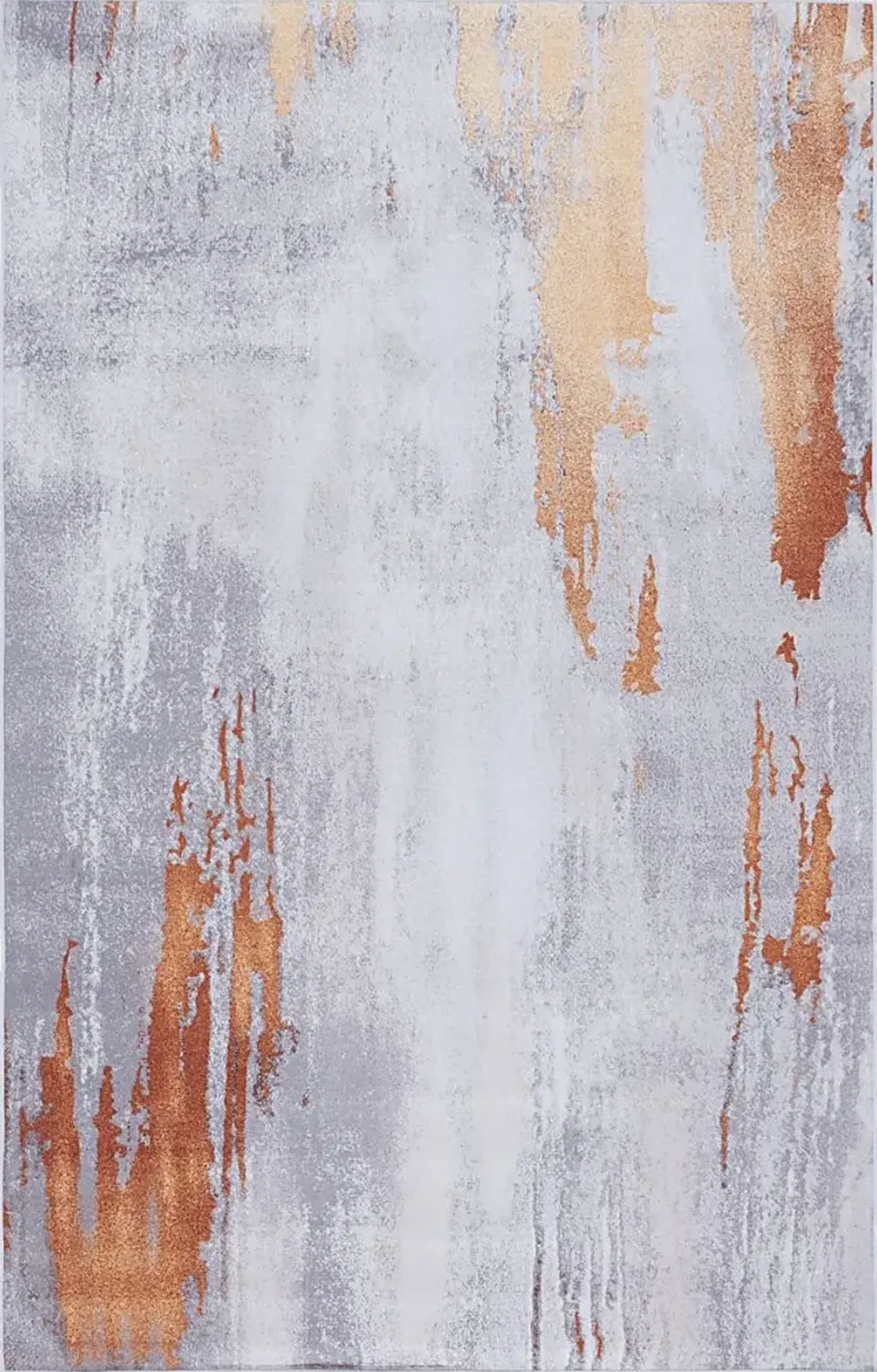 Ichana Gray/Rust 5' x 8' Rug