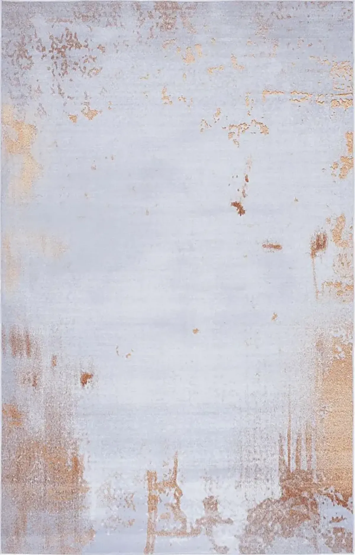 Girovi Gray/Rust 5' x 8' Rug