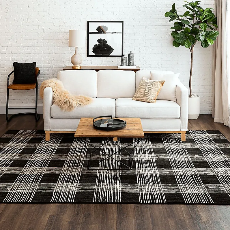 Bobby Berk Fontana Lane Black 5'3 x 7'10 Rug