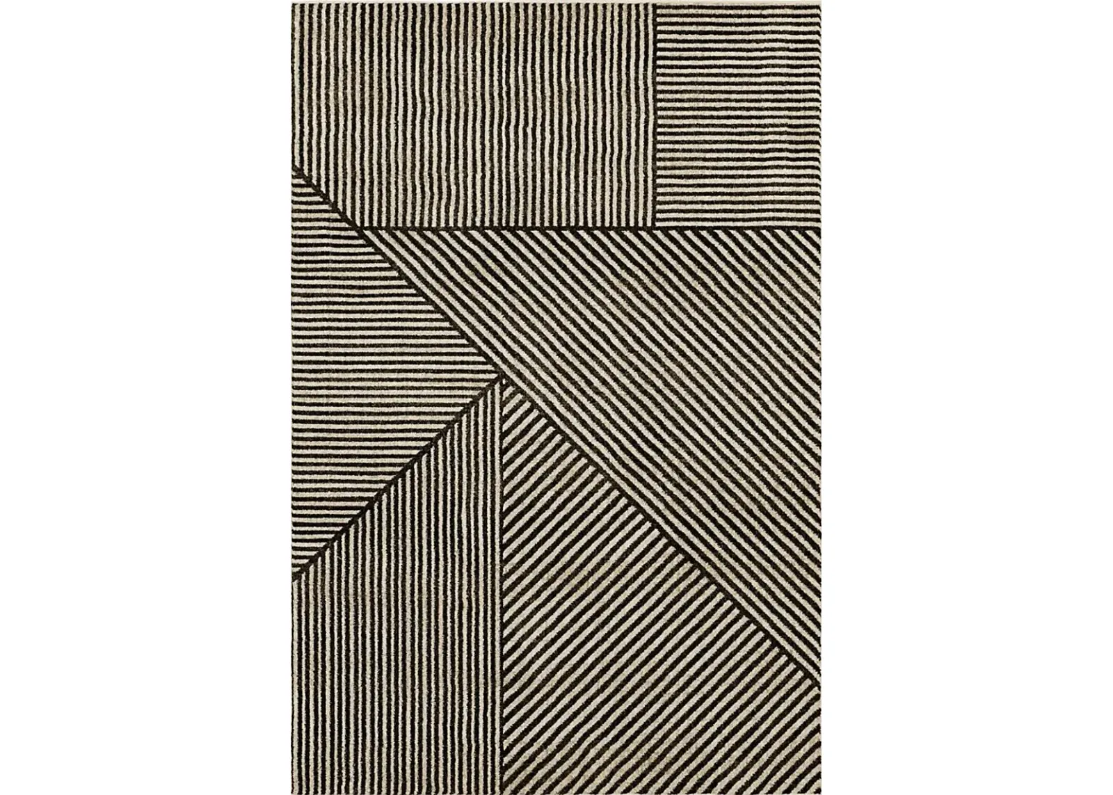 Bobby Berk Linea Black 5'3 x 7'10 Rug