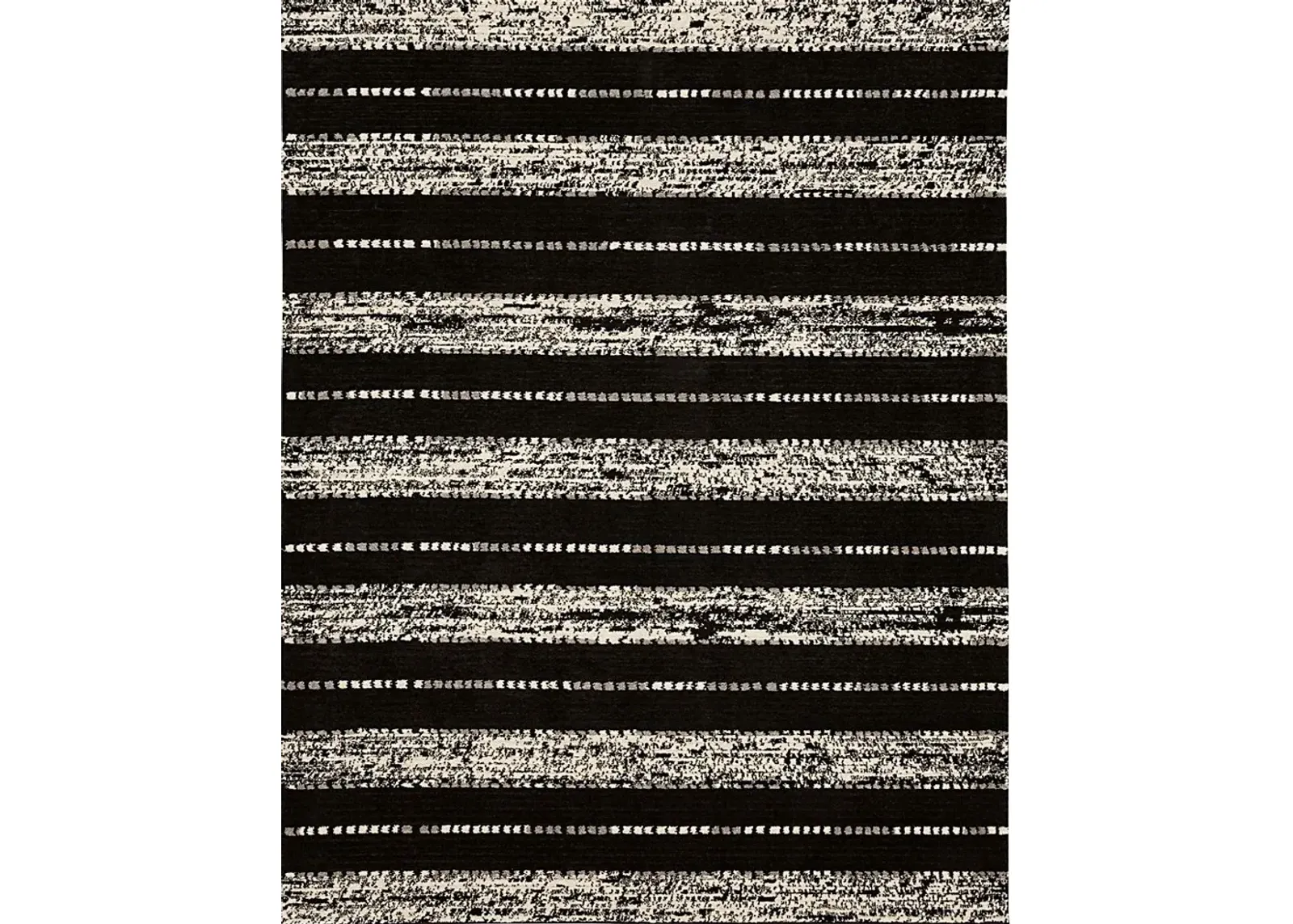 Bobby Berk Traverse Lanes Black 5' x 8' Rug