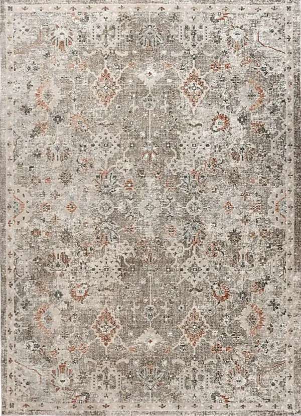 Dewmire Gray 5'3 x 7'10 Rug