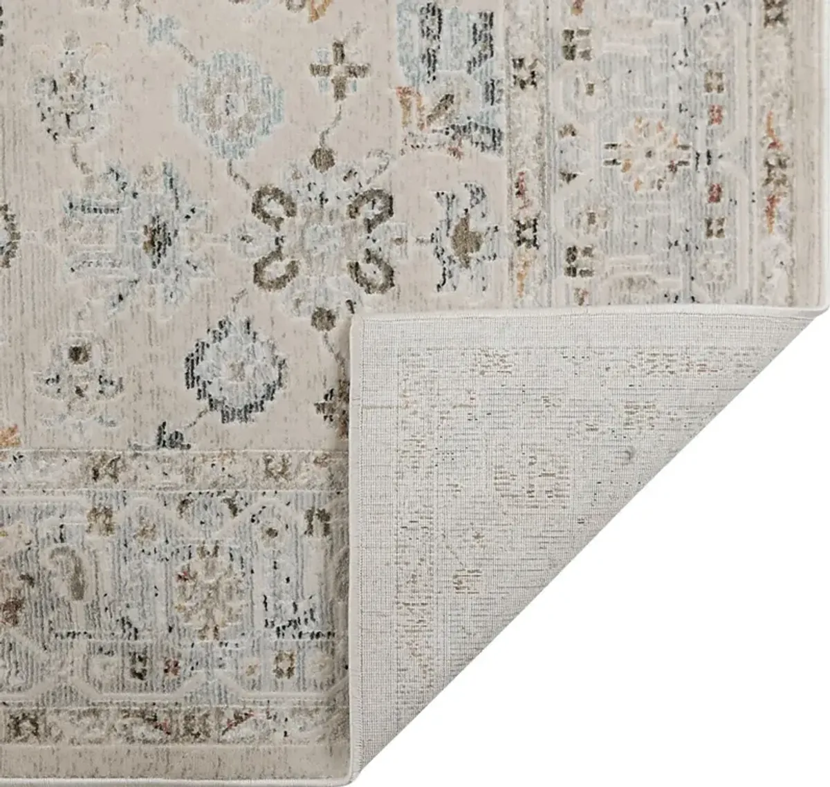 Dewmire Ivory 5'3 x 7'10 Rug