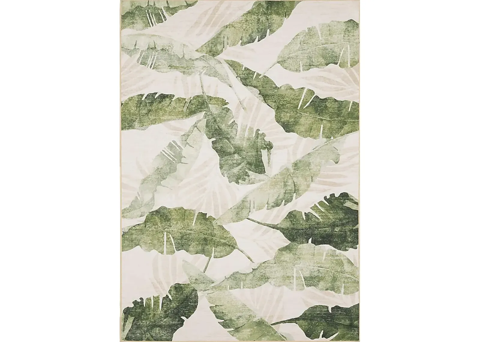 Palmradio Green 5' x 7' Rug