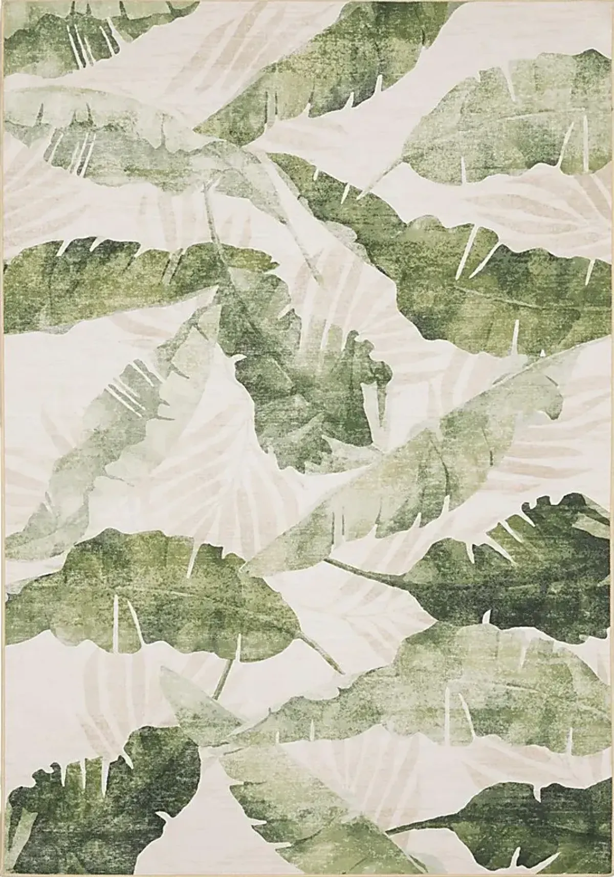 Palmradio Green 5' x 7' Rug