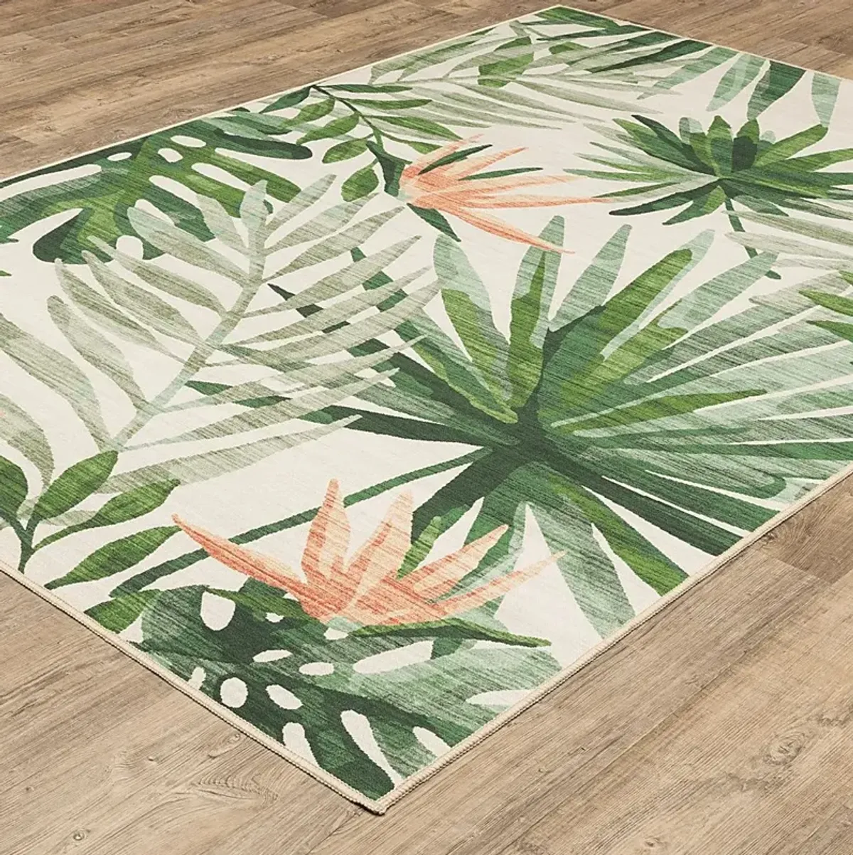 Harttane Green 5' x 7' Rug