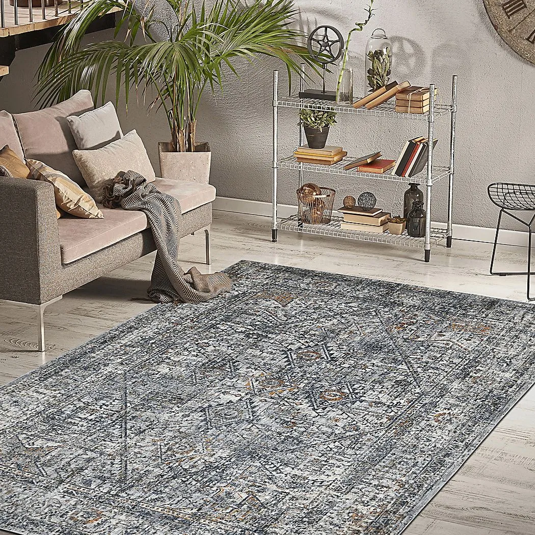 Utaler Gray/Ivory 5'3 x 7'6 Rug