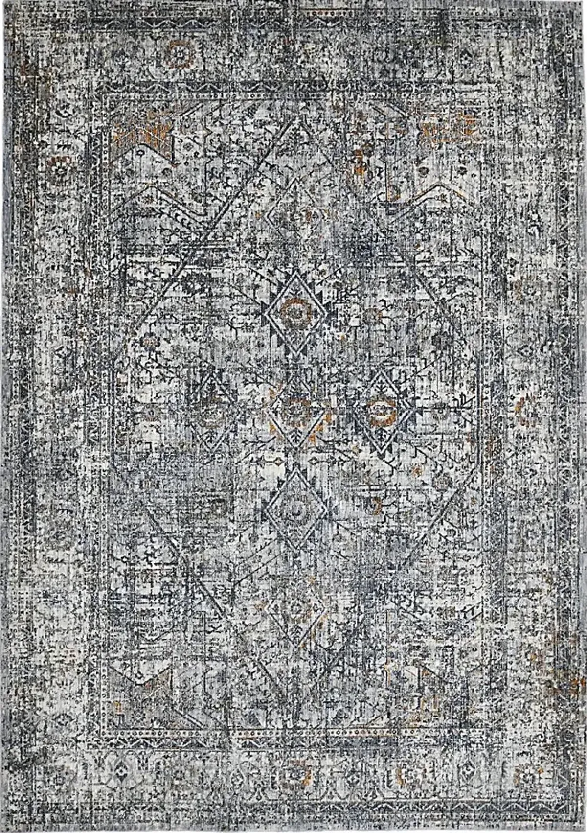 Utaler Gray/Ivory 5'3 x 7'6 Rug