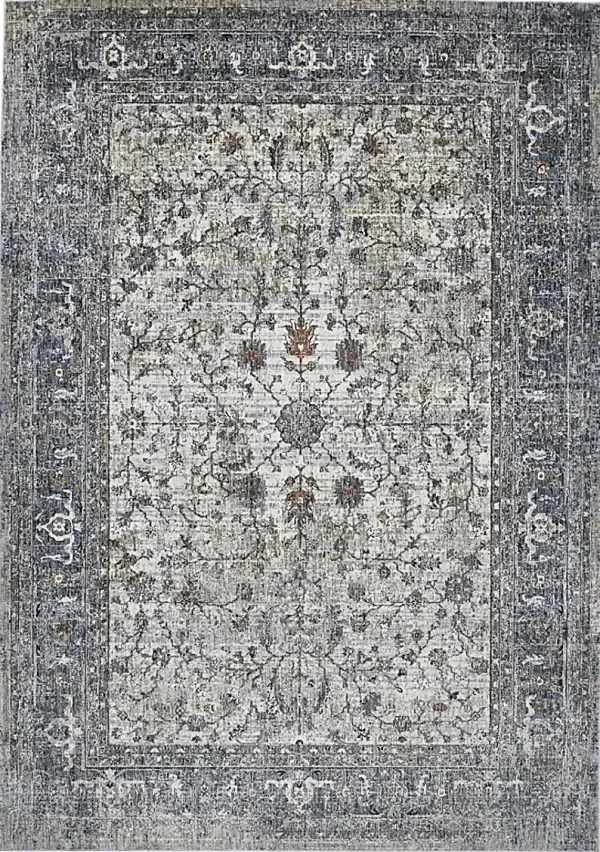 Fohaya Ivory/Gray 5'3 x 7'6 Rug