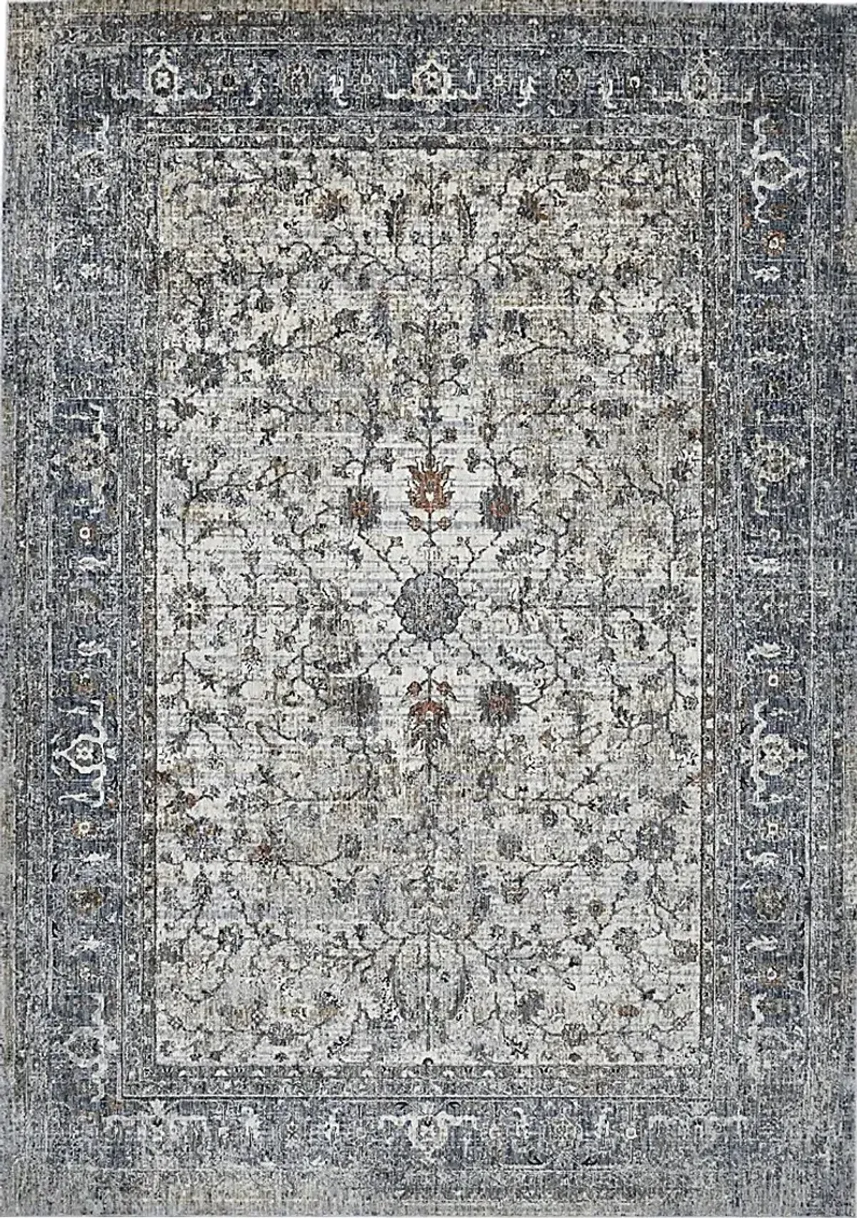 Fohaya Ivory/Gray 5'3 x 7'6 Rug