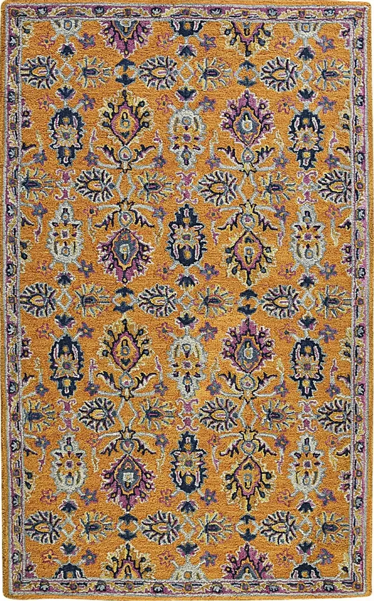 Sunland Orange 5' x 8' Rug