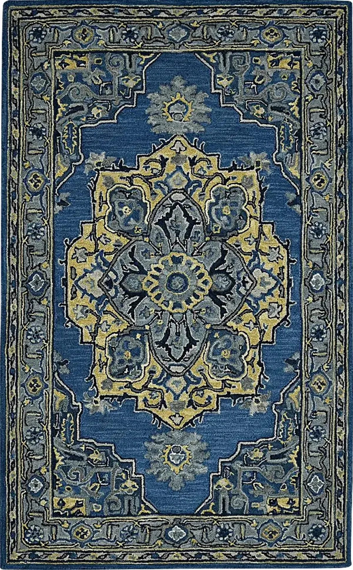 Varia Blue 5' x 8' Rug