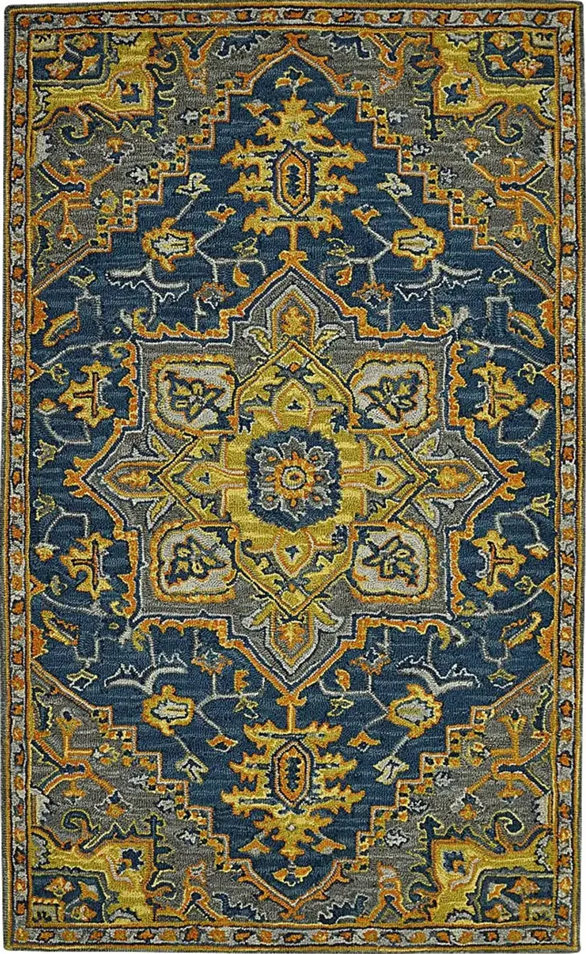 Bania Blue 5' x 8' Rug