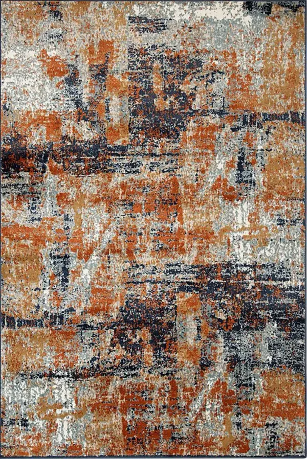 Siene Orange 5'1 x 7'6 Rug