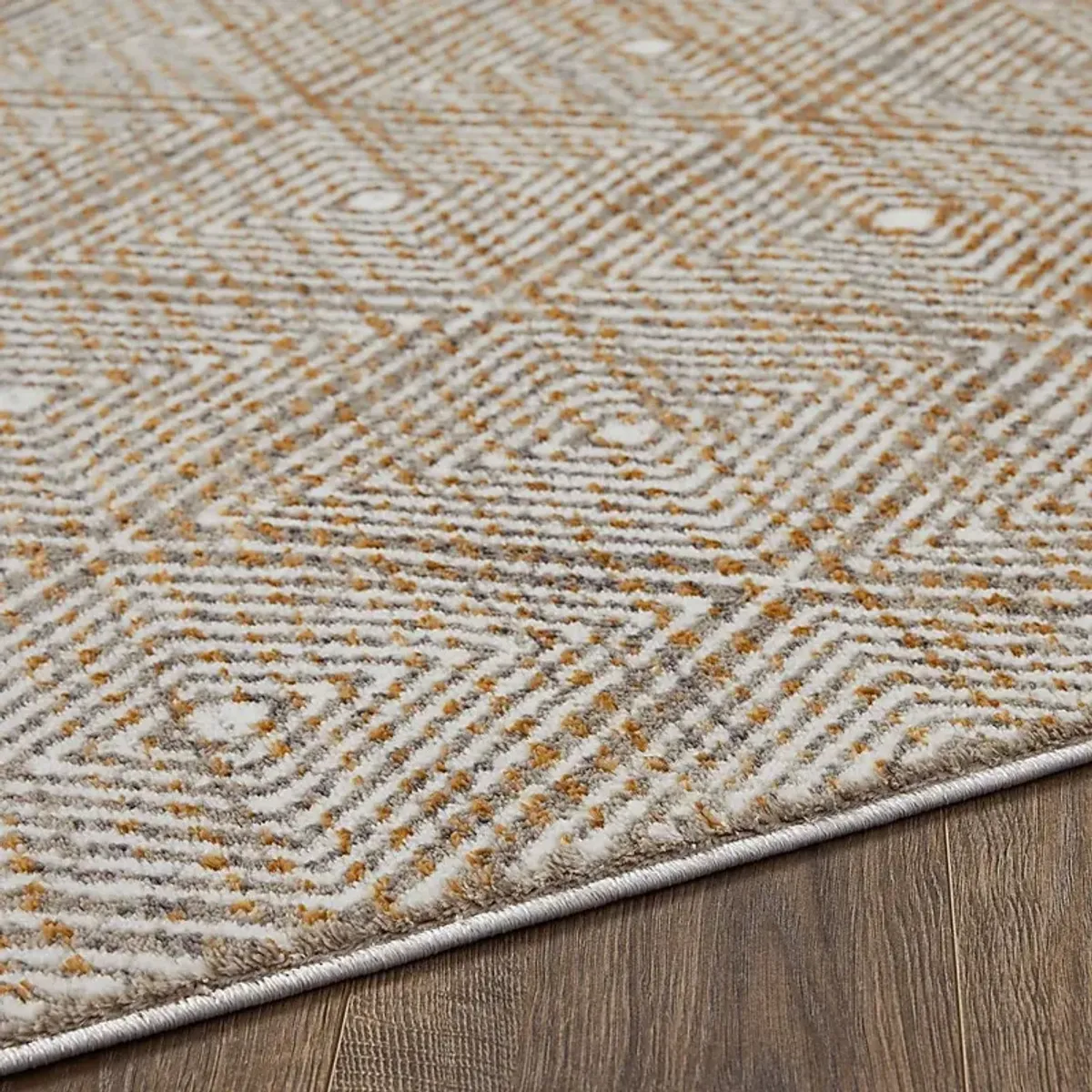 Alburnt Beige 5'3 x 7'3 Area Rug