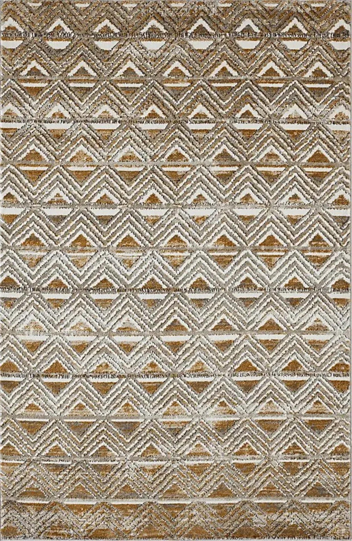 Alemza Beige 5'3 x 7'3 Area Rug