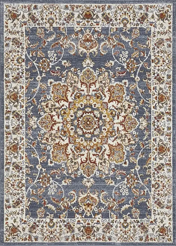 Amrenta Blue 5'3 x 7'3 Area Rug