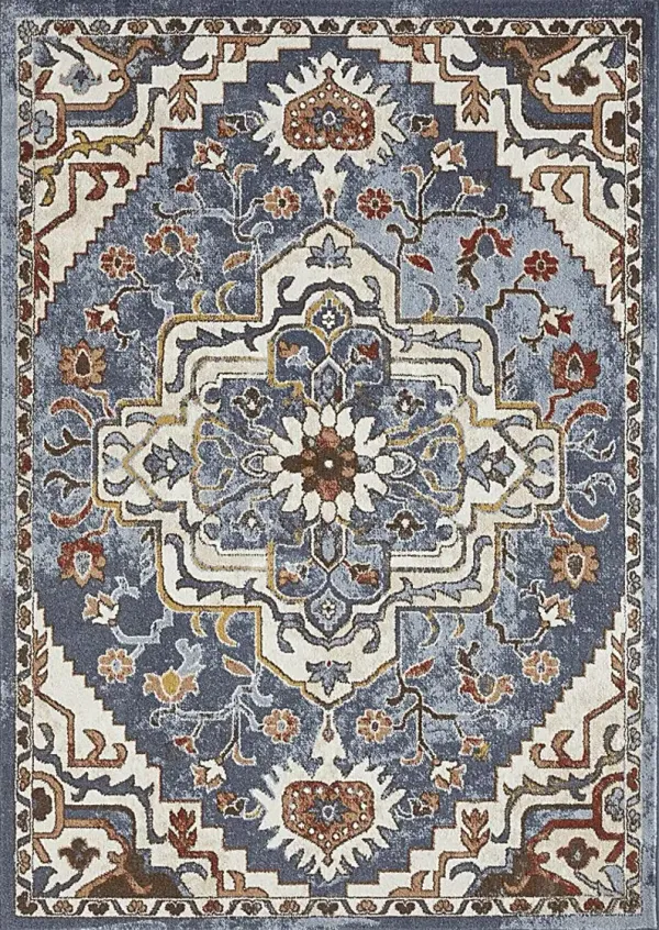Zailorn Blue 5'3 x 7'3 Area Rug