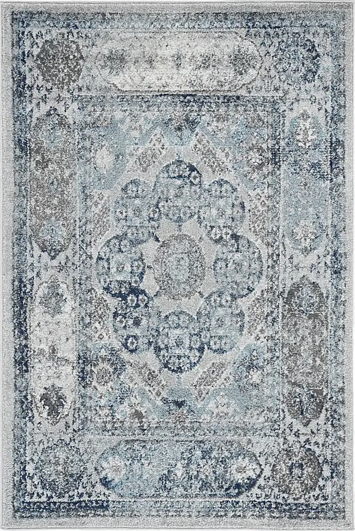 Akela Blue 4' x 6' Rug