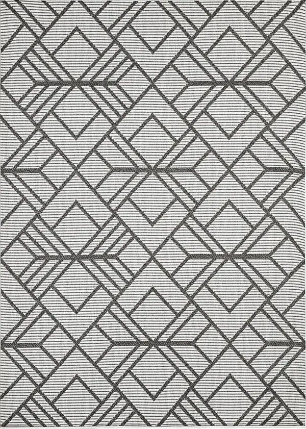 Antoun Gray 5'3 x 7' Indoor/Outdoor Rug