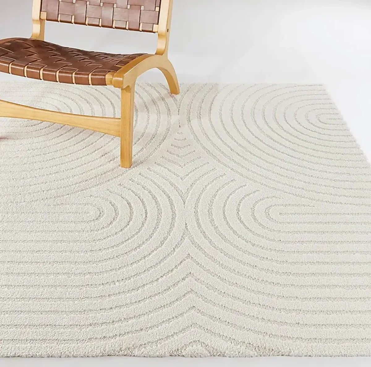 Macasano Cream 5'3 x 7' Rug