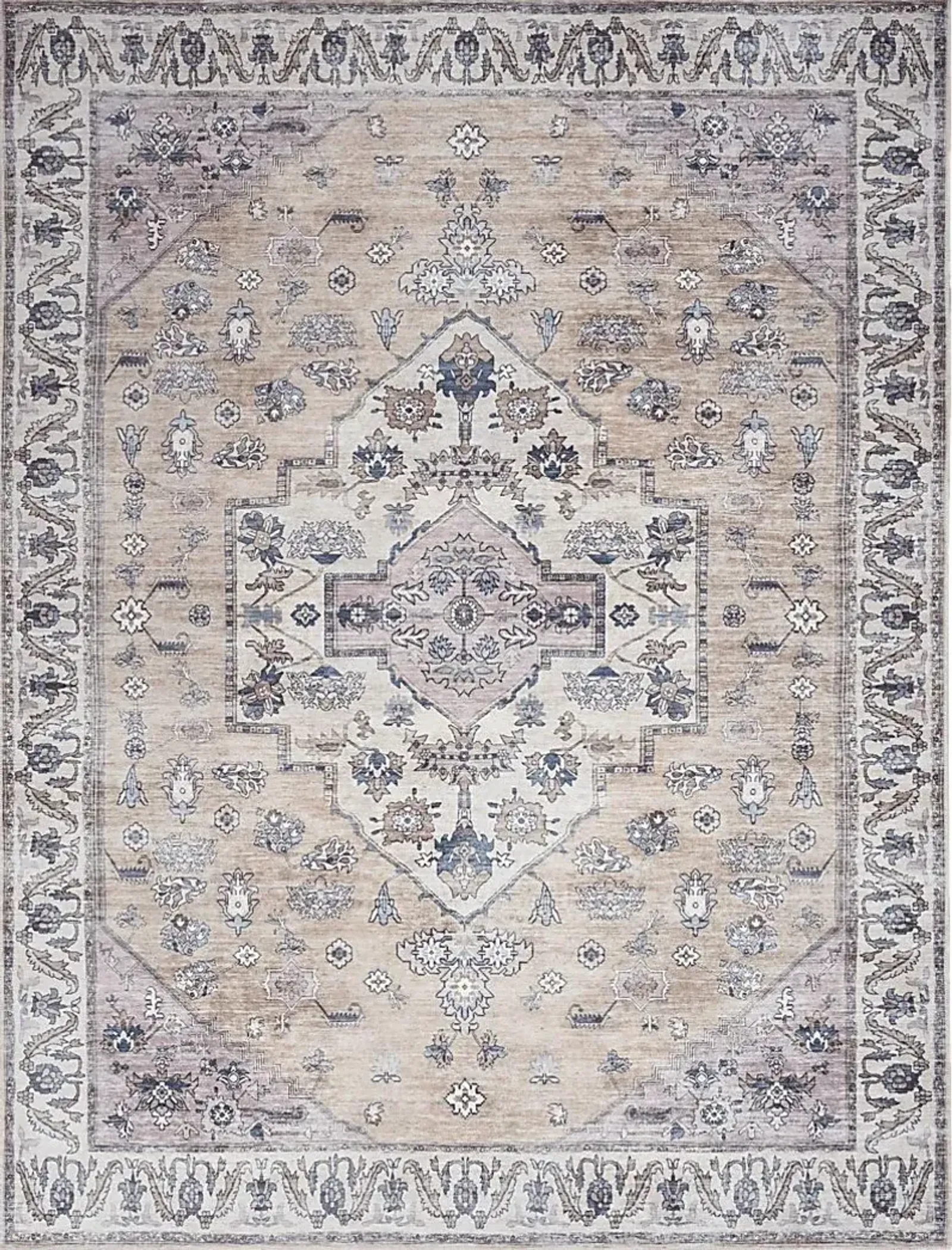 Sagich Beige 5'3 x 7'3 Rug