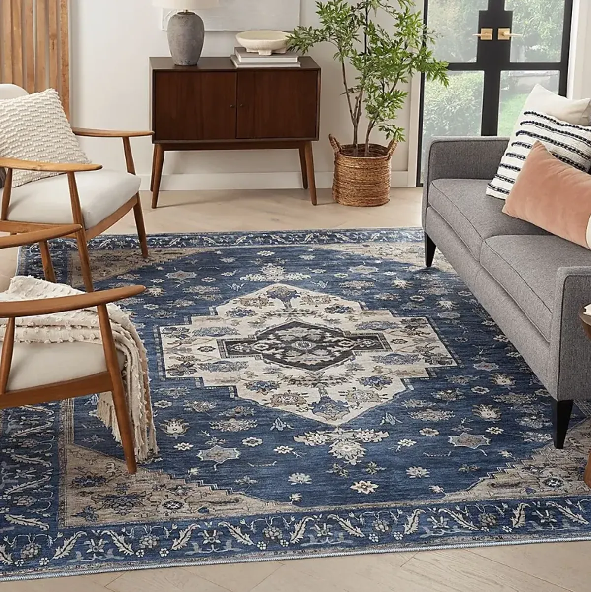 Sagich Denim 5'3 x 7'3 Rug