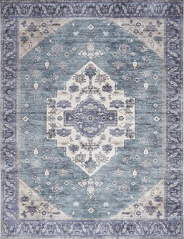 Sagich Blue/Teal 5'3 x 7'3 Rug