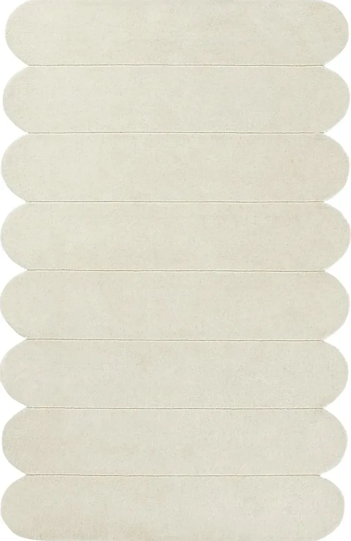 Roffinne Ivory 5' x 8' Rug