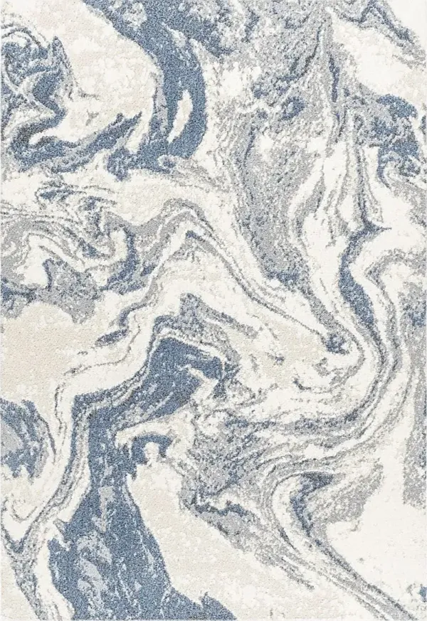 Kabarri Blue 5'3 x 7' Area Rug