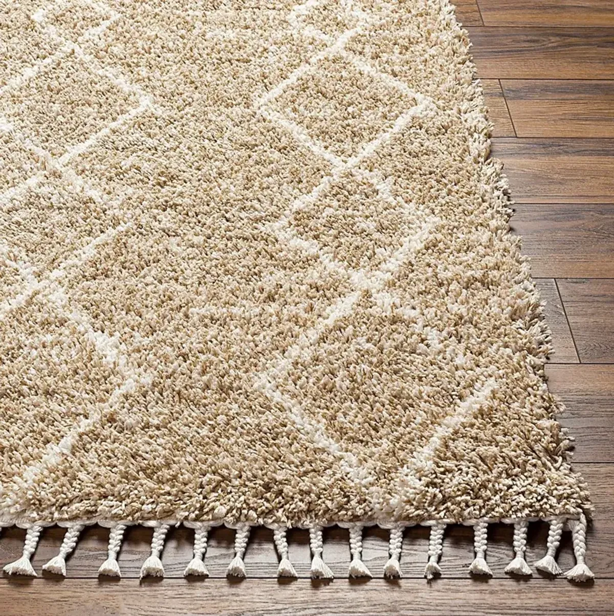 Trovista Beige 5'3 x 7' Area Rug