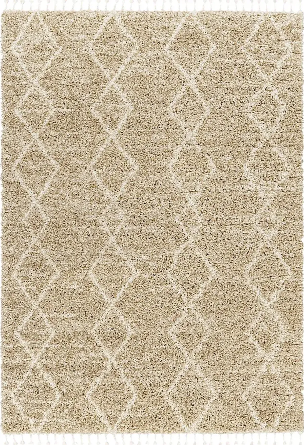 Trovista Beige 5'3 x 7' Area Rug