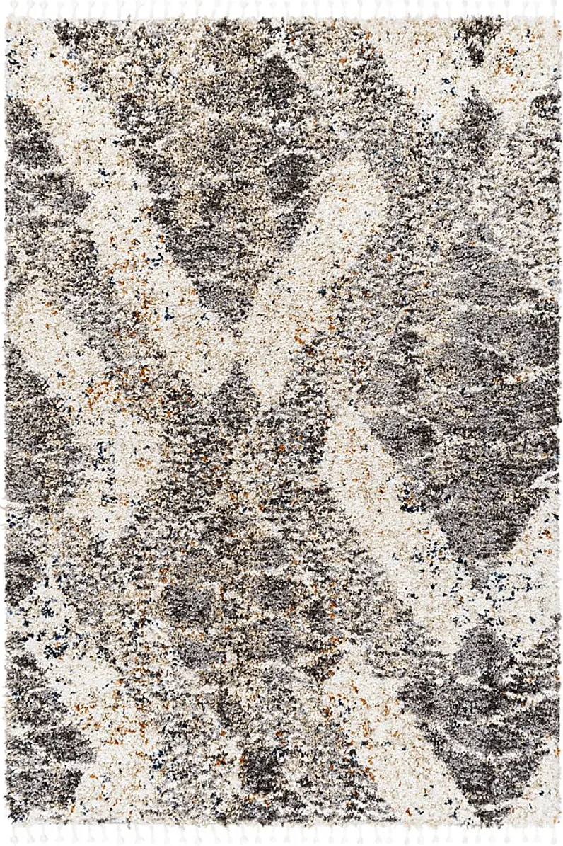 Minnefell Gray 5'3 x 7' Area Rug