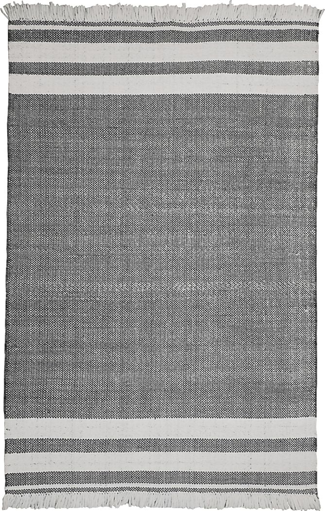 Kebba Steel Gray 5' x 7'9 Indoor/Outdoor Rug