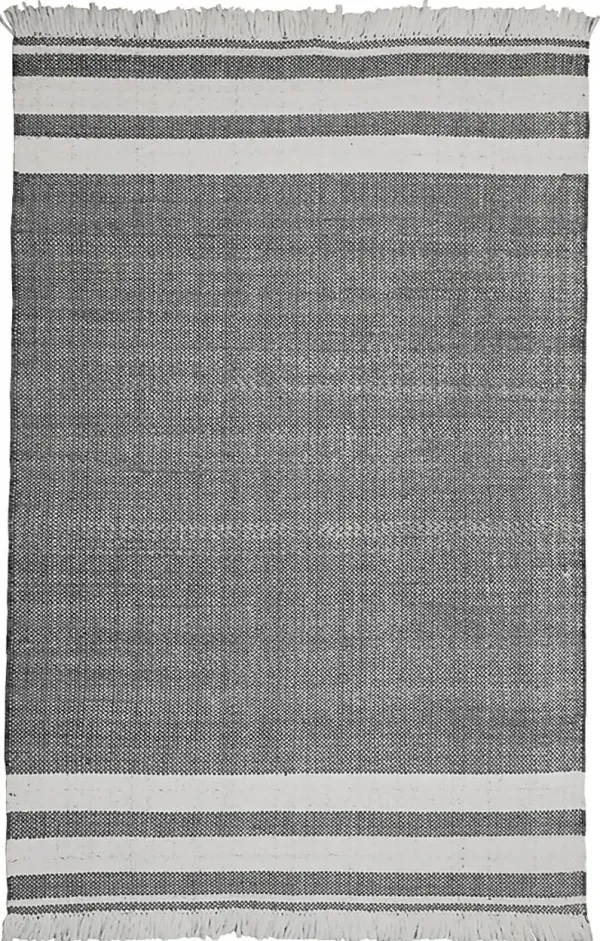 Kebba Steel Gray 5' x 7'9 Indoor/Outdoor Rug
