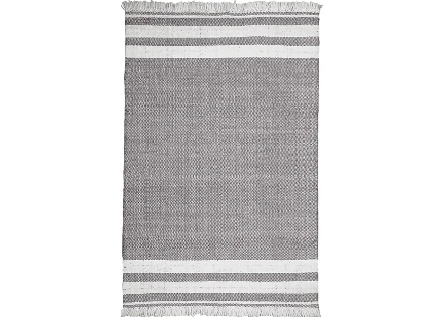 Kebba Gray 5' x 7'9 Indoor/Outdoor Rug