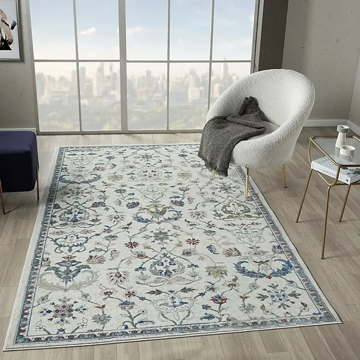Bantera Ivory 5' x 8' Rug