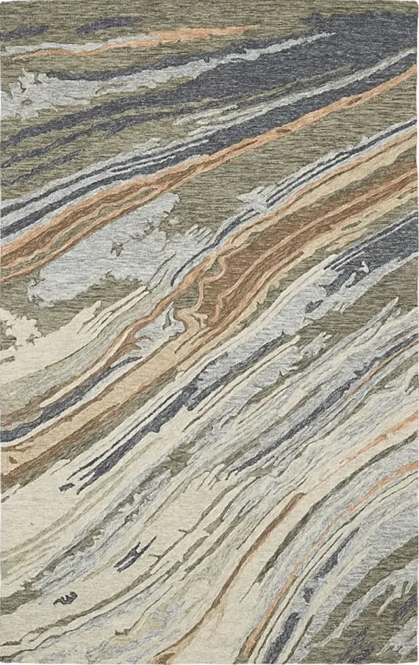 Lunabell Blue 5' x 8' Rug