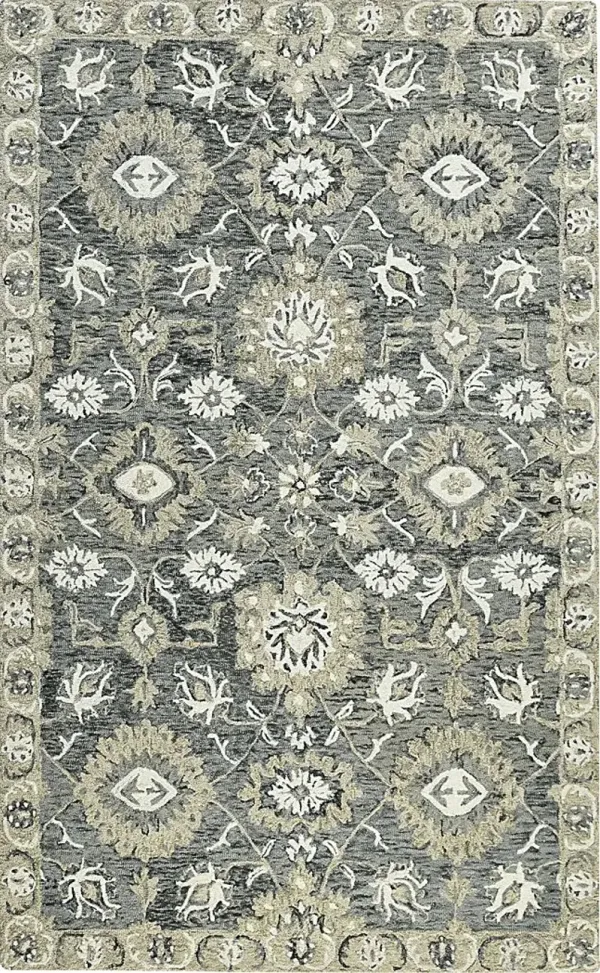 Soline Gray 5' x 8' Rug