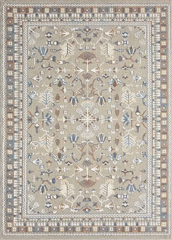 Evette Rios Jakue Rust 5'3 x 7' Rug