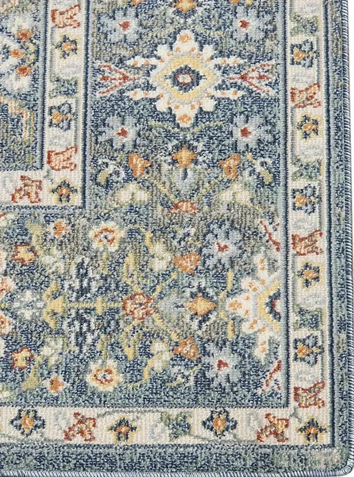 Pilvons Blue 5'1 x 7'6 Indoor/Outdoor Rug