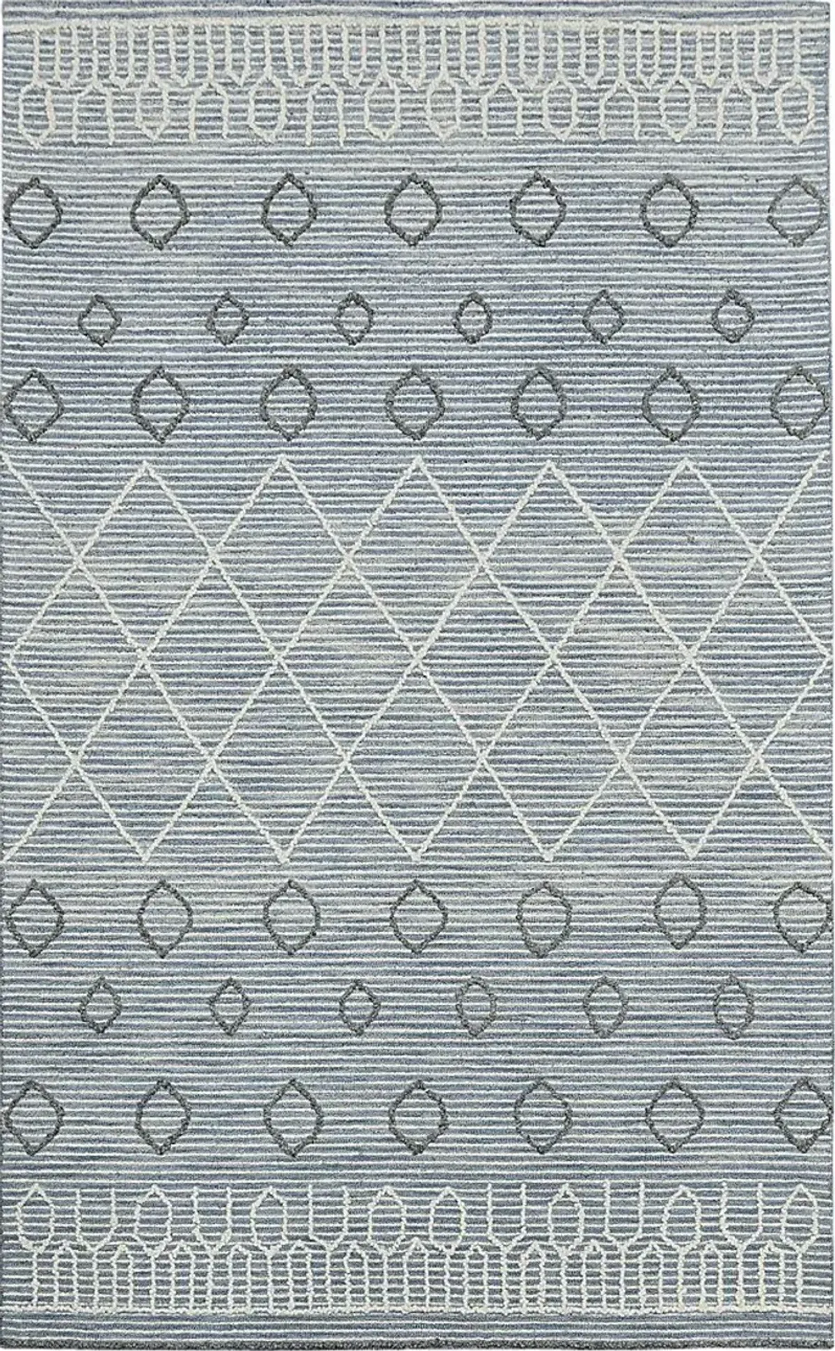 Arbornia Blue 5' x 8' Rug