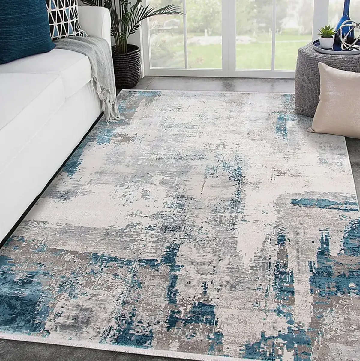 Lanilem Gray 4'11 x 7'6 Rug